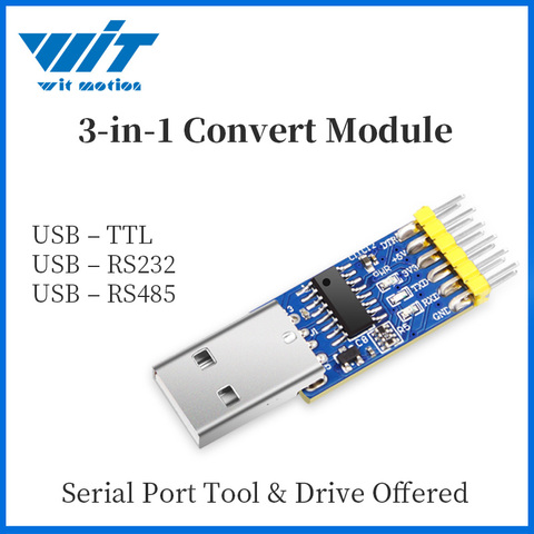 WitMotion USB to TTL RS485 RS232 Multi-function Serial Interface Module 3.3v and 5v input Serial converter ► Photo 1/6
