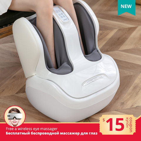 MARESE Electric Calf and Foot Massage Machine Vibration Shiatsu Air Compression Heat Rolling Kneading Leg Beauty Massager K16 ► Photo 1/6