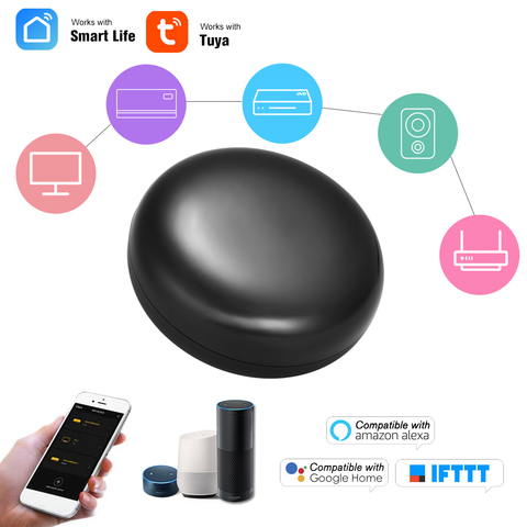 All in One Tuya IR Smart Remote Control Hub Infrared Smart WIFI Controller for Amazon Alexa Google Home Voice Control ► Photo 1/6