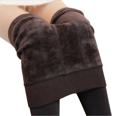 Warm Winter Leggings S-5XL Plus Size  Women Warm Velvet Pants Leggins High Waist Thick Legging Winter Pant Trousers Women Leggin ► Photo 1/6