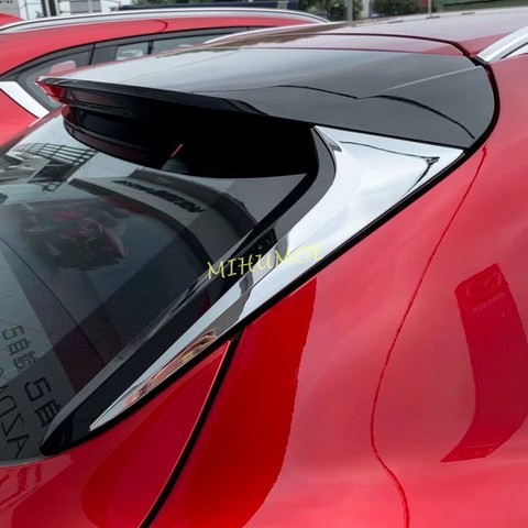 Chrome Car Rear Tailgate Window Spoiler Wing Cover Trim For Mazda CX30 CX-30 DM 2022-2022 ► Photo 1/6