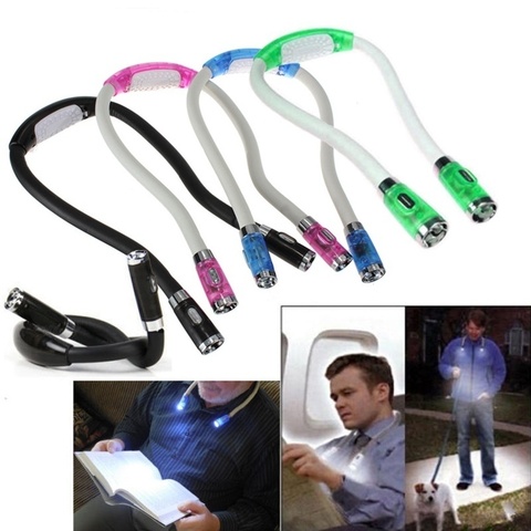 LED Portable Huglight Hands-free Flexible Book Reading Light Hug Lamp Torch Neck Mini Led Light Home Outdoor ► Photo 1/1