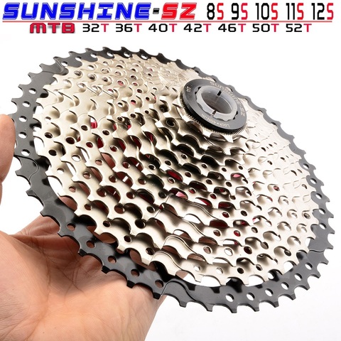 8 9 10 11 12 Speed Cassette 32/36/40/42/46/50/52T Wide Ratio Freewheel Mountain Bike MTB Bicycle Cassette Sprocket For Shimano ► Photo 1/6