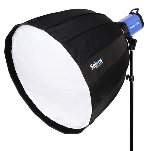 70cm 16 Rods Hexadecagon Deep Parabolic Quick Folding Umbrella Softbox with Bowens Speedring Mount for Photography Flash Light ► Photo 1/1