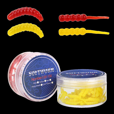 WALK FISH Silicone worm soft fishing lure Artificial rubber Earthworm baits Flexible Lures Pesca Jig Trout Jig soft bait ► Photo 1/6