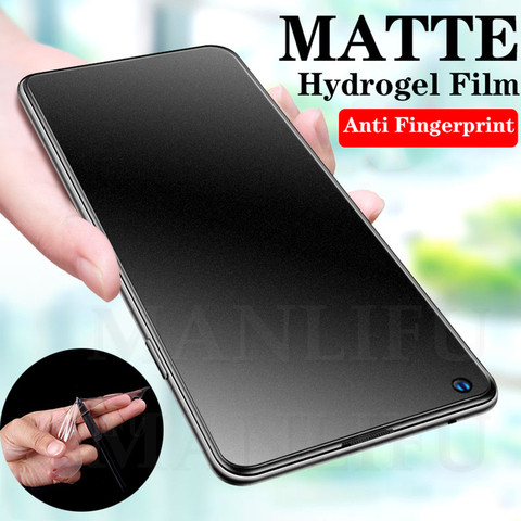 21D Matte Hydrogel Film For Xiaomi Mi 10T Note 10 Lite Poco M3 X3 Redmi Note 9s 8 8T 9 Pro 5G Full Silicone TPU Screen Protector ► Photo 1/6