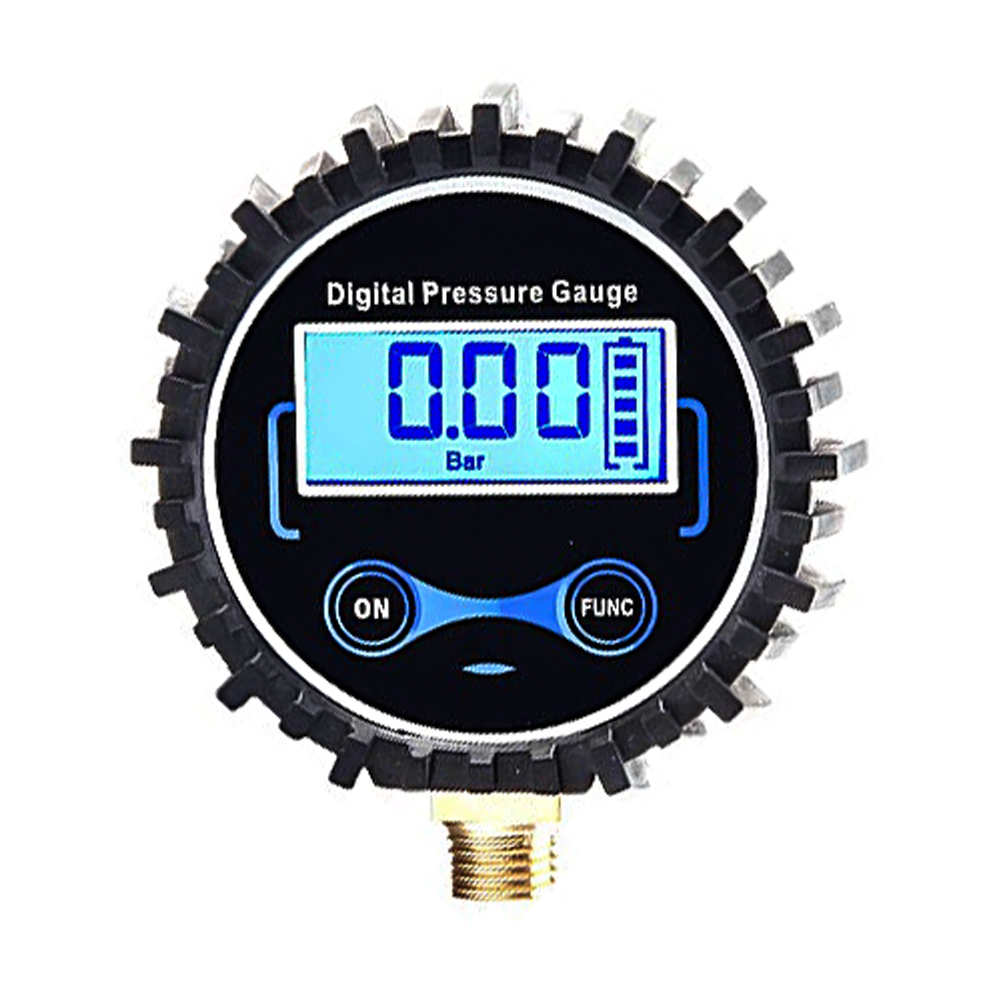 1Pc Digital LCD Tyre Tire Air Pump Pressure Gauge Tester 0-200PSI Car Motorcycle
