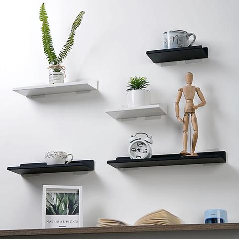 Puch Free Metal Shelf Organizer Wall Decorative Shelf For Flower Pot Artwork Bathroom Kitchen Wall Organizers ► Photo 1/6