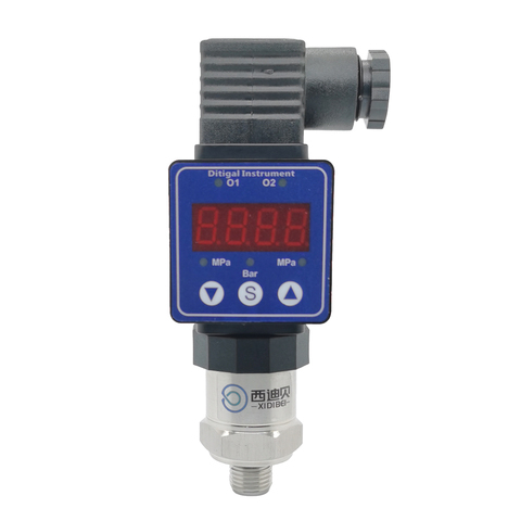 pressure transmitter with LED Display G1/4 12-36V 4-20mA 0.5% 0-600bar optional stainless steel pressure  transducer sensor ► Photo 1/2