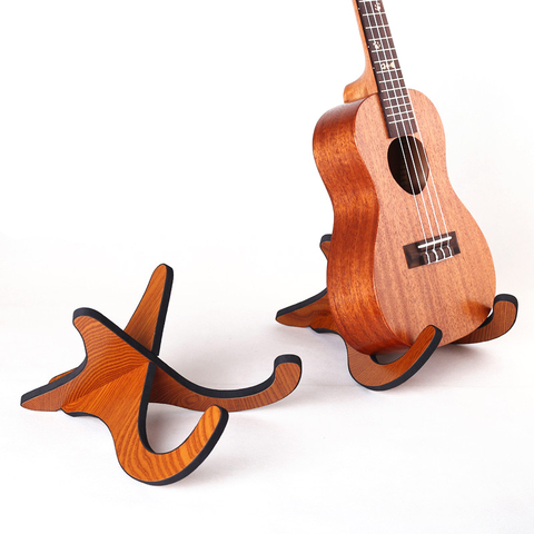 1pcs Portable Wooden Guitar Holder Stand Foldable Display Stand Rack for Acoustic Folk Classical Electric Guitar Accessories ► Photo 1/1