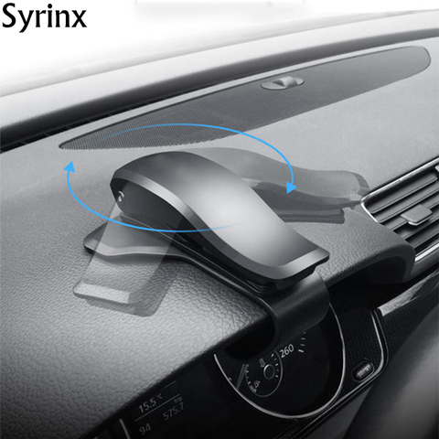 Syrinx Car Dashboard Phone Holder Stand Universal Car Cellphone Support 360 Rotation For iphone Samsung Huawei Smartphone Mount ► Photo 1/6