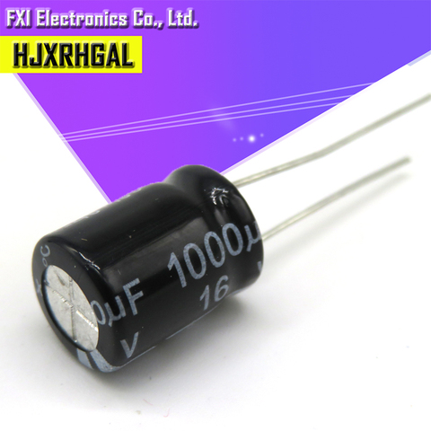 10PCS  16V1000UF 10*13mm 1000UF 16V 10*13 Electrolytic capacitor New original ► Photo 1/1