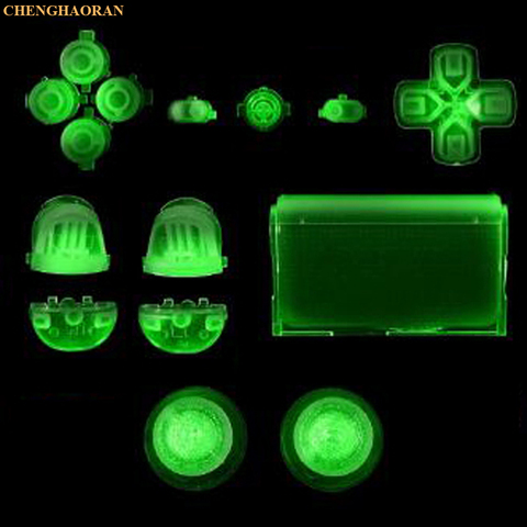 Luminous 2.0 version Red Full Sets Replacement Parts Buttons For PlayStation 4 PS4 010 011 Controller for DUALSHOCK 4 CONTROLLER ► Photo 1/6