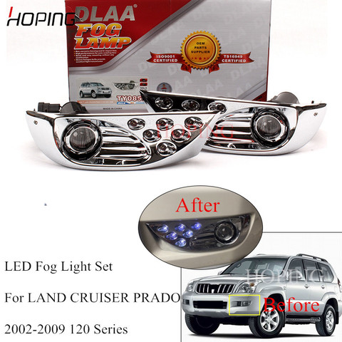 Hoping  Front Bumper LED Fog Light et For Toyota PRADO 120 Series 2700 4000 LC120 2002 2003 2004 2005 2006 2007 2008 2009 ► Photo 1/6