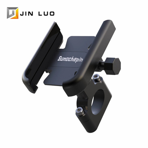 Bicycle Phone Holder CNC Motorcycle Handlebar Mobilephone Support Aluminum Alloy 360 Rotation MTB Road Bike Mount Accessories ► Photo 1/6