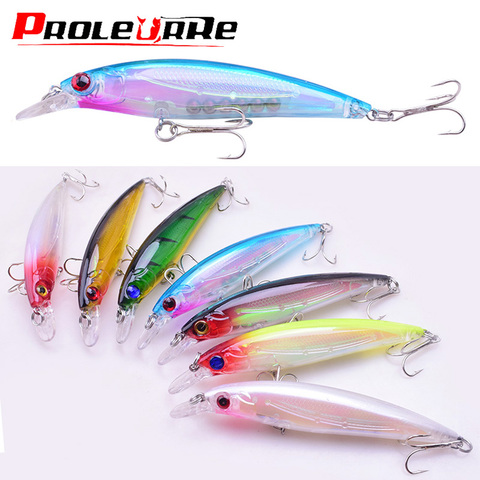 1Pcs Laser Minnow Hard Fishing Lures Suspended Wobblers Tackle 110mm 13.5g Pesca Sea Bass Japan Artificial Plastic Baits ► Photo 1/6