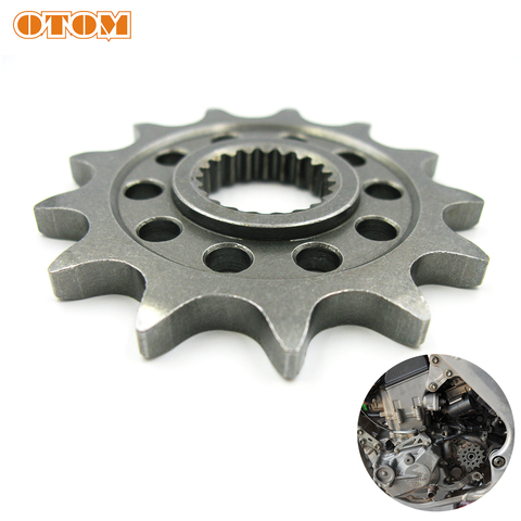 OTOM 13T Front Chain Sprocket Motorcycle Dirt Bike Motocross For HONDA CRF CR125 CRF250R CRF250X Exclusive Forge Small Sprocket ► Photo 1/6