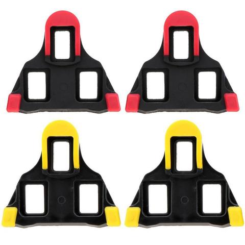 One set 2 x Bicycle Bike Self-locking Pedal Cleats Set Yellow For Shimano SM-SH11 SPD-SL for road Mountain Bike accessories ► Photo 1/6