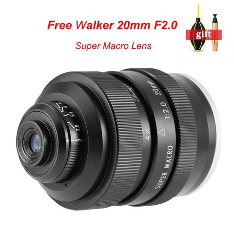Zhongyi Mitakon Super Macro Lens 20mm f/2 4.5X for Canon EF EOS M Nikon F Sony E Pentax K M4/3 Fujifilm X  Sony Minolta A mount ► Photo 1/6