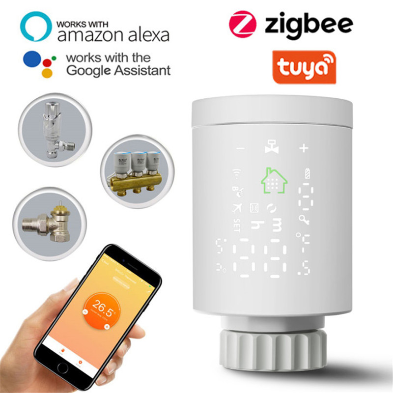 Tuya WiFi Smart Thermostat Electric Floor Heating TRV Water Gas Boiler  Temperature Voice Remote Controller for Google Home Alexa - AliExpress