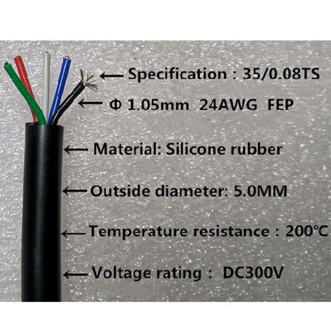5 Cores Cable Wire Electronic Soldering Iron STC-T12 Line Welding Station Handle ► Photo 1/6