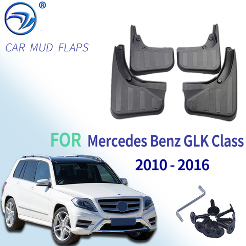 Splash Guards Mud Flap Set Styled Car Mud Flaps For Mercedes-Benz GLK Class 2010-2016 Fender 2013 2014 ► Photo 1/6