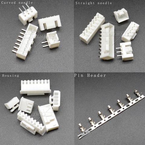 50Pcs/lot XH2.54 XHB 2.54MM Connector with Buckle 2/3/4/5/6/7/8 Pin 2.54mm Pitch Terminal Kit / Housing / Pin Header Connector ► Photo 1/5