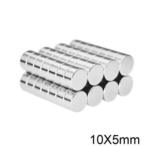 10/20/30/50/100PCS 10x5 mm Powerful Neodymium Magnet 10mmx5mm Search Diameter Disc Magnet 10x5mm Round Magnets 10*5 ► Photo 1/6