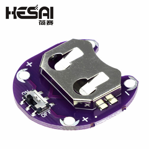 LilyPad Coin Cell Battery Holder CR2032 Battery Mount Module for arduino Diy Kit ► Photo 1/2