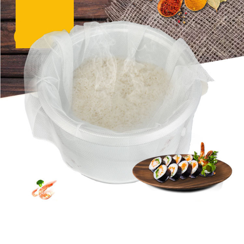 Steamer Mesh Cloth Round Pot Gauze Mat Reusable Dim Sum Sushi Cooking Steamed Rice Towel Steamer Cloth ► Photo 1/6