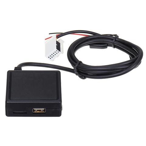 bluetooth Aux Receiver For Peugeot 207 307 407 308 For Citroen C2 C3 RD4 Cable with USB,microphone Hands-free Aux Adapter ► Photo 1/6