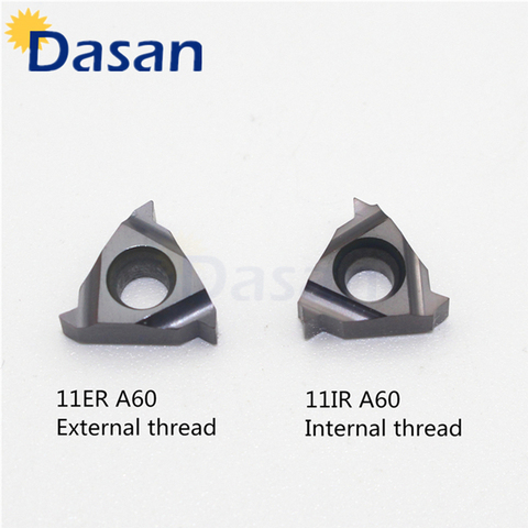 10pcs 11ER A60 11IR A55 CNC Carbide Threading Turning Insert  for External Threading Tool Boring Bar Insert ► Photo 1/2