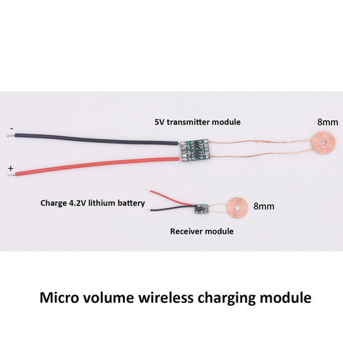 8mm coil micro volume high current wireless charging module wireless power supply module ► Photo 1/1