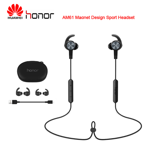 Huawei Honor AM61 Bluetooth Wireless Earphones Magnet Design Outdoor Sport Headsets For Huawei Samsung Xiaomi ► Photo 1/6