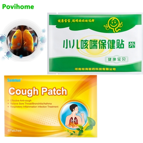 SMF Herbal Anti Cough Patch For Cough Asthma Plaste for Adult And Children Treatment Fever/Wheezing/Excessive Phlegm Throat Itch ► Photo 1/6