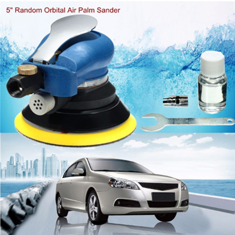 WENXING 5 Inch Air Grip Random Orbital Palm Sander 125mm Air Hand Power Tool Polisher Panel ► Photo 1/6