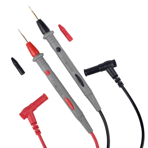 QHTITEC JCD Banana Plug Digital Multimeter Needle Tip Test Leads Multimeter Measuring Probe Tools for Repair Tools Accessories ► Photo 1/6