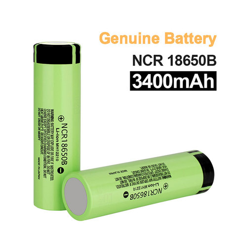 New NCR18650B 3.7 v 3400mah 18650 Lithium Rechargeable Battery For Flashlight batteries (NO PCB) ► Photo 1/6