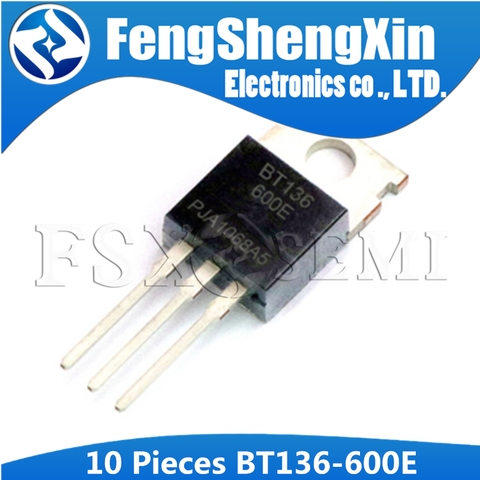 10pcs/lot BT136-600 BT136-600E BT136 TO220 Triacs sensitive TO-220 ► Photo 1/3