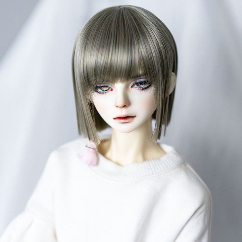 New style 1/3 1/4 1/6 1/8 Bjd Wig Short Cool Straight High Temperature Wire Bjd Wig SD Hair ► Photo 1/5