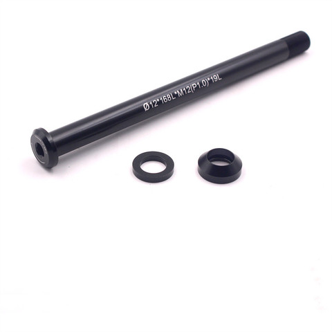 ultralight Mountain Bike Axle Quick Rlease Lever 142*12*168L*M12(P1.0)*19L Bike Barrel Shaft The total length of 168 mm ► Photo 1/5