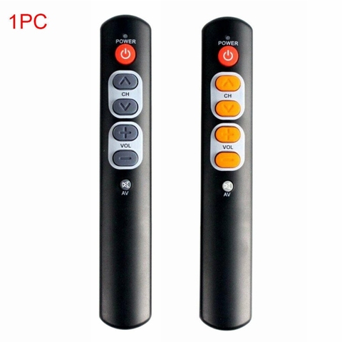 Home 6 Keys Compact and clear Remote Controller Accessories Programmable Universal ABS Smart Learning for elderly people ► Photo 1/6