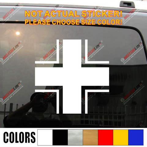 Iron Cross of German Armed Forces Wehrmacht Car Decal Sticker Balkenkreuz vinyl ► Photo 1/6