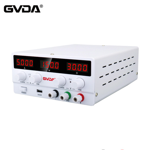 Digital USB Voltage Regulator DC Power Supply Adjustable 30V 5A Voltage Stabilizer 60V 10A Laboratory Switching Bench Source ► Photo 1/6