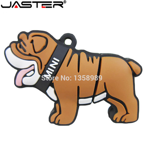 JASTER Lovely Cartoon dog usb 2.0 usb flash drive pendrive pen drive  4GB 8GB 16GB 32GB 64GB menory stick U disk usb creativo ► Photo 1/6