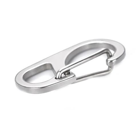 Stainless Steel Buckle D3S Buckle Mini Buckle Simple Spring Camping Portable Gadget Carabiner Keychain Hanging Camping Hiking ► Photo 1/6