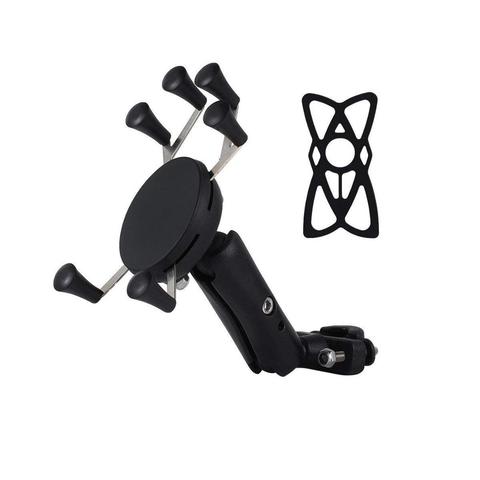 XMXCZKJ Motorcycle Handlebar Rear Mirror Mount Rail X-Grip for Gopro CellPhone Smartphone Holder for iPhone 11 Bike Mounts ► Photo 1/6