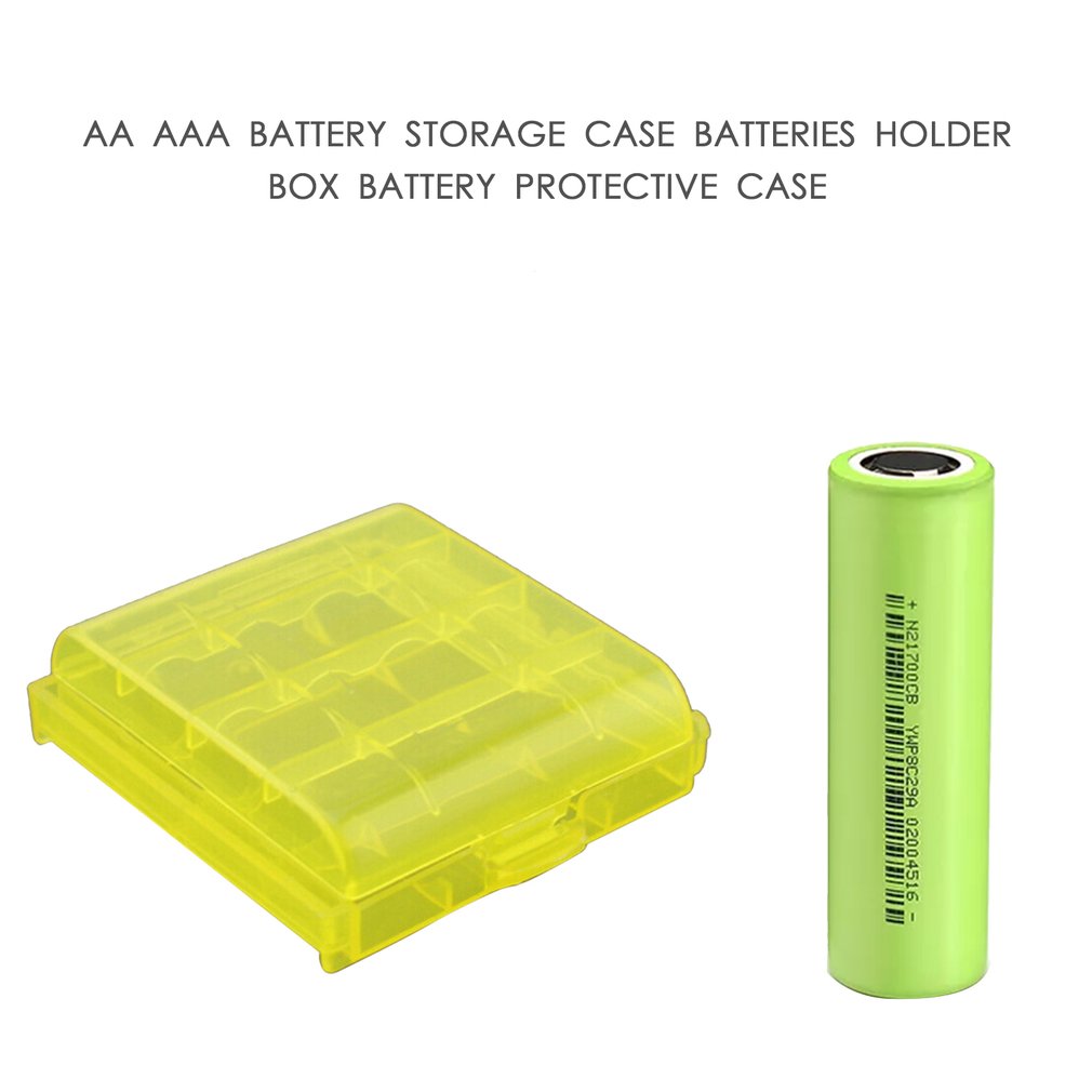 Hard Plastic Battery Storage Box Case Cover Holder Battery Container  Organizer for 2pcs AAA Battery - AliExpress