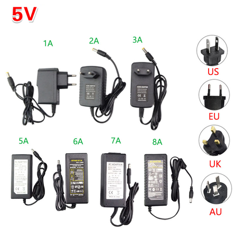 AC 100V-240V to DC 12V 1A 2A 3A 5A 6A 8A 10A Power Supply Adapter 12 V Volt lighting transformer Converter For LED strip light ► Photo 1/6