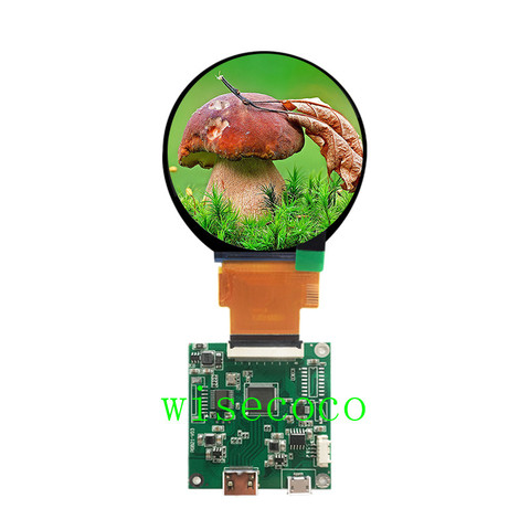 2.1 inch Round 480X480 Circle MIPI IPS LCD Display Module Monitor Screen Controller Board ► Photo 1/1